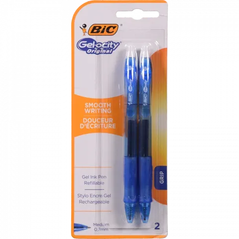 Ручка гелева Bic Gel-ocity Original 2 шт. синя блістер
