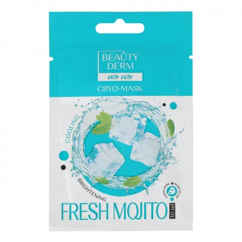 Маска д/обличчя Beautyderm 10 мл кріо Fresh Mojito