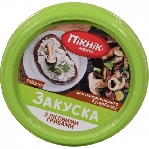 Закуска Пікнік 100 г пісна Лісові гриби