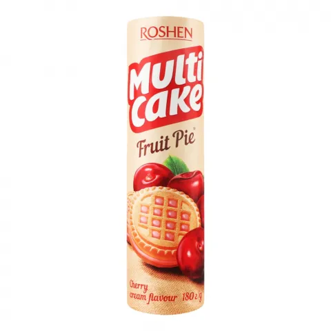 Печ Рошен Multicake 180 г з нач. вишня-кокос/вишня-крем