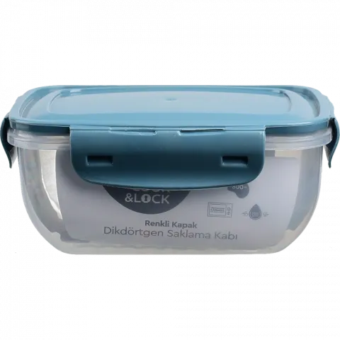 Контейнер з кришкою на клямках 800 мл CookLock BG-522  Bager пл. (Туреччина) БИ226