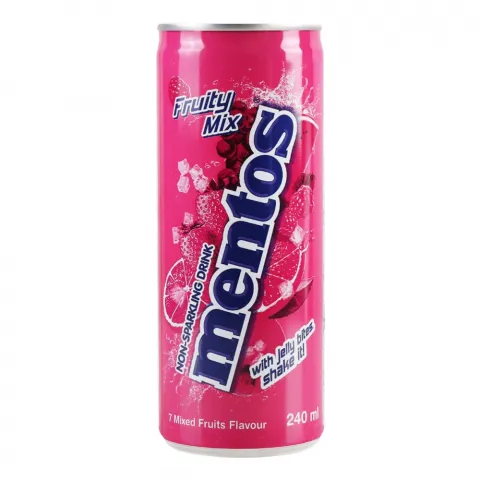 Напій б/алк. Mentos 240 мл з/б Фруктовий мікс (Польща)