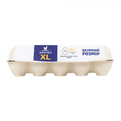Яйця курячі Квочка XL (10 шт.) СВ