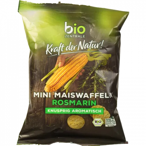Коржики кукурудзяні Bio Zentrale 50 г з розмарином органіч.