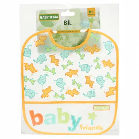Нагрудник Baby Team вологонепроникний 6503