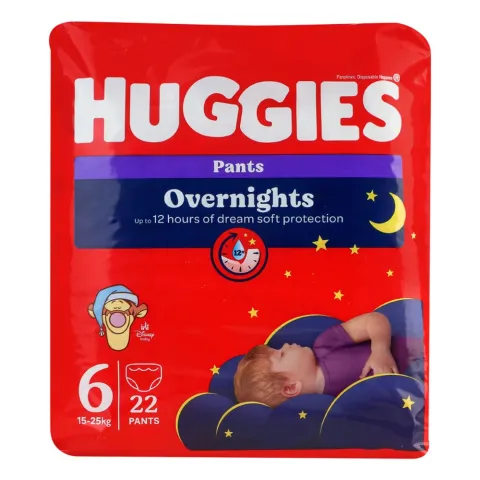 Підг. Huggies Трусики 22 шт. Овернайт 6 унісекс