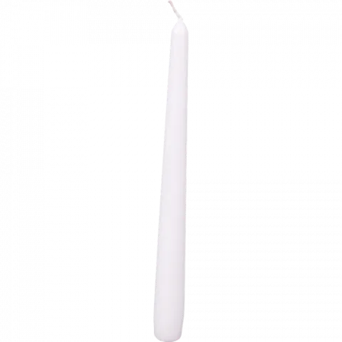 Свіча Bolsius конічна 245/24 1 шт. білий, 7,5 год., арт. 103600356802