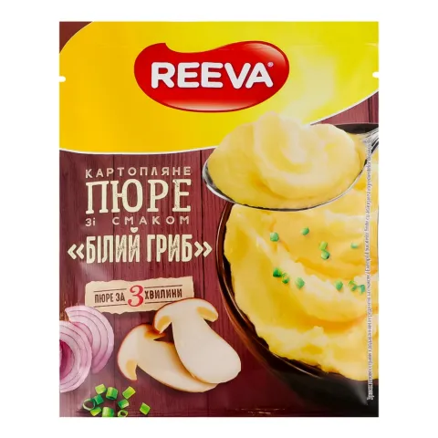 Пюре картопл. Reeva 40 г зі смаком білих грибів