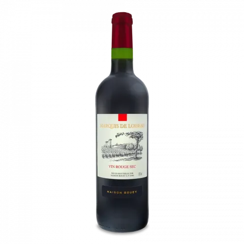 Вино MARQUIS DE LOISEAU 0,75 л сух. червон.12 (Франція)