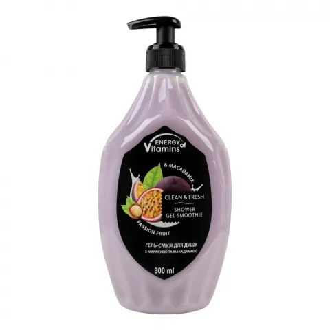 Гель-смузі д/душу Energy of Vitamins 800 мл Passion fruit and Macadamia