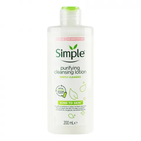 Лосьйон д/обличчя Simple 200 мл Kind to Skin очищаючий