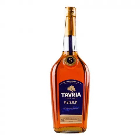 Коньяк Таврія Преміум VSOP 0,5 л 5 років 40