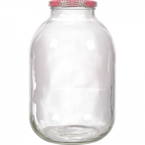 Банка  д/консервації з кришка EverGlass метал. 3 л 3000-82