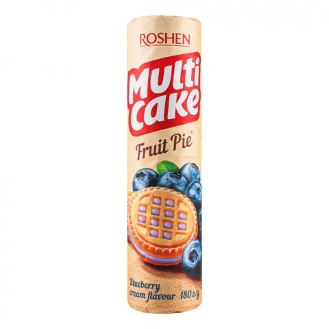Печ Рошен Multicake 180 г з нач. чорниця-крем