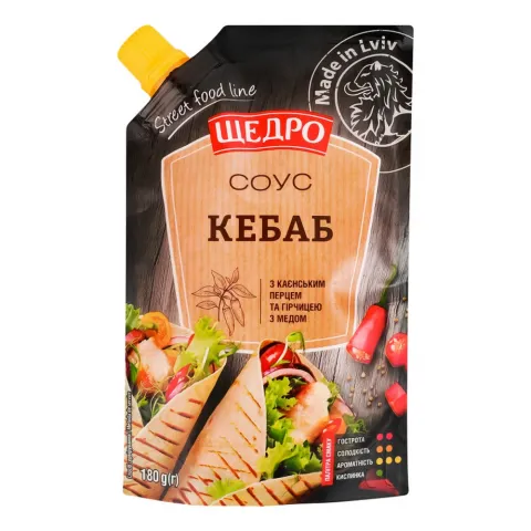 Соус Щедро 180 г д/пак. Кебаб