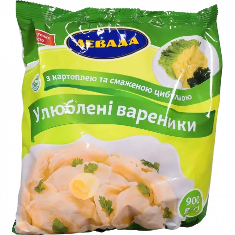 Вареники Левада 900 г З картоплею та цибулею