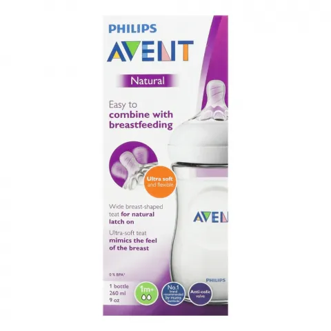 Пляшечка д/годування AVENT Natural 260 мл 1 шт.