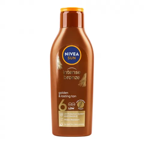 Лосьйон Nivea Sun 200 мл сонцезахисний Інтенсивна засмага SPF 6