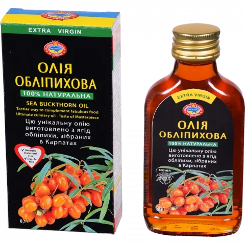 Олія Агросельпром 0,1 л скл. Обліпихова