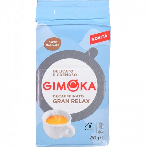 Кава Gimoka Гран Релакс 250 г мел. б/кофеїну (Італія)