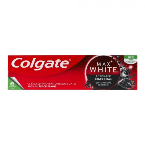 Зуб. паста Colgate 75 мл Max White Activated Charcoal
