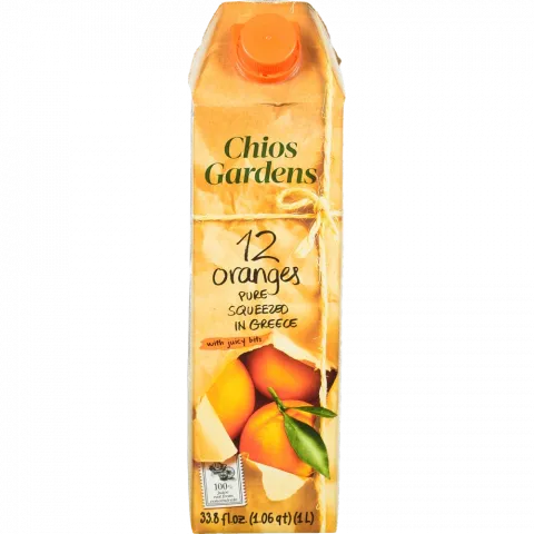 Сік Chios Gardens 1 л Апельсиновий з м`якоттю (Греція)