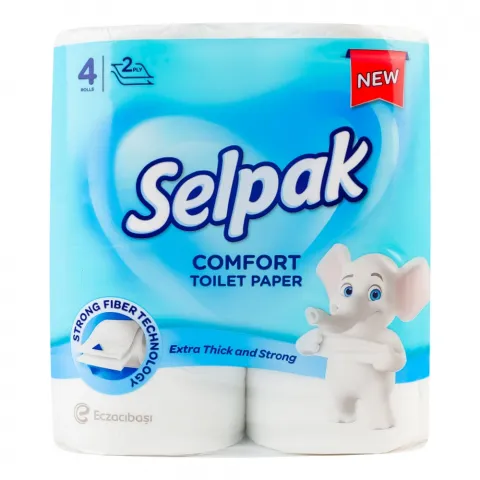Туал. папір Selpak 4 шт. біл. Comfort