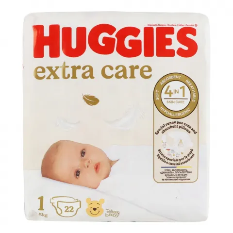 Підг. Huggies 22 шт Extra care 1