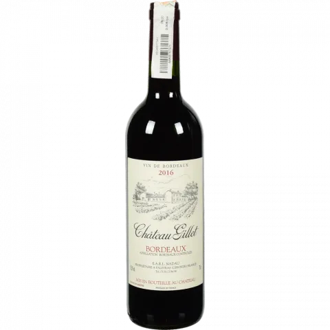 Вино Chateau Gillet 0,75 л сух. червон. 03006