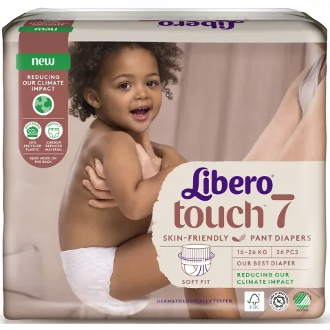 Підг.-трусики Libero 26 шт. Touch 7 (16-26 кг)