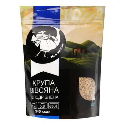 Крупа Моя Країна Вівсяна 600 г недроблена