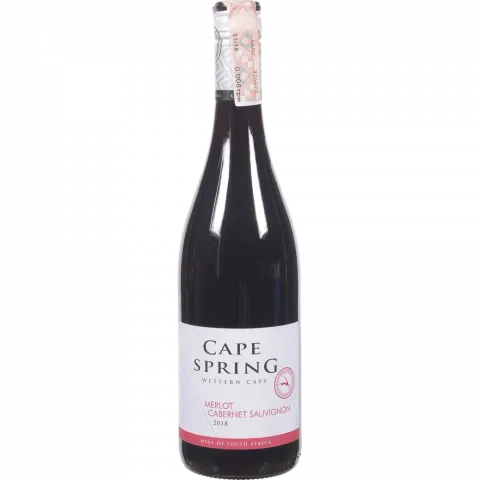 Вино Cape Spring Мерло-Каберне Совіньйон 2017 0,75 л червон.
