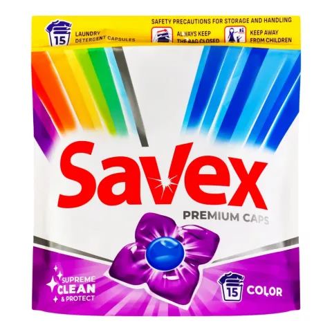 Гель д/прання Savex авт. в розч. кап. 2 in 1 Color 14/15 шт. И530/841