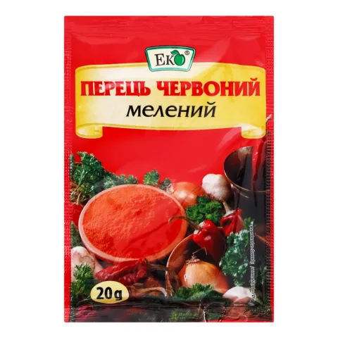 Перець Еко 20 г червон. Мелен.