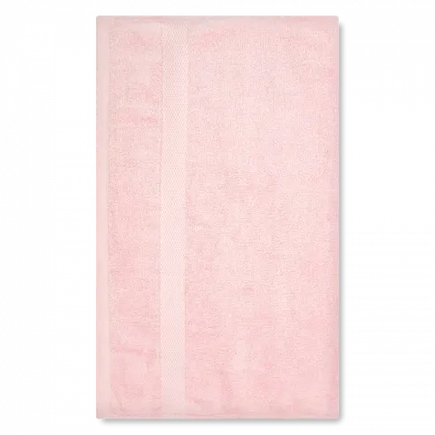Рушник махр. Марва Декор 33х70 см 400 г/м2 рожевий (Узбекистан) И894