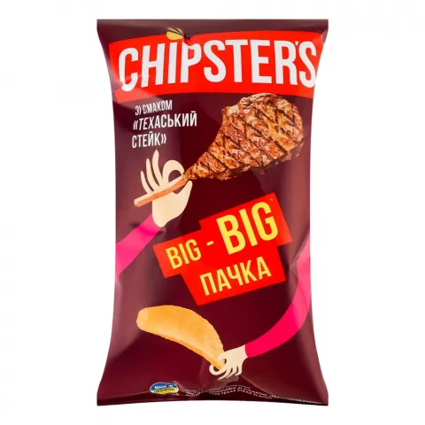 Чипси Chipster`s 180 г Техаський стейк
