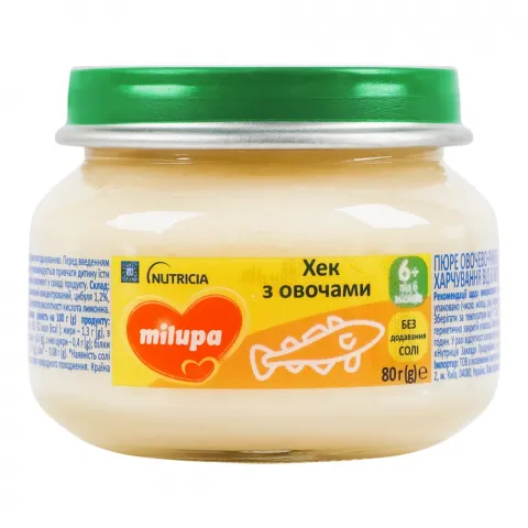 Пюре Milupa 80 г Хек з овочами