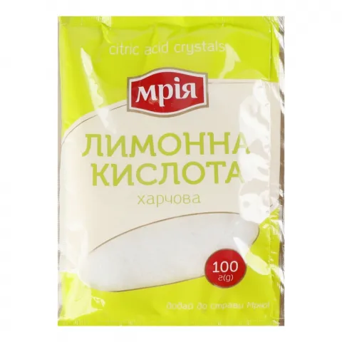 Лимонна кислота Мрія 100 г
