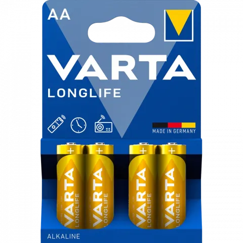 Бат Varta Longlife AA BLI 4 Alkaline