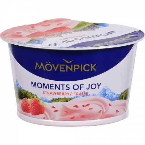 Йогурт Movenpick Premium Moments 100 г стак. 5 Полуниця