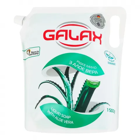 Мило рідке Galax 1500 г д/пак. з алое вера