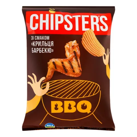ЧипсиChipster`s 120 г Крильцябарбекю