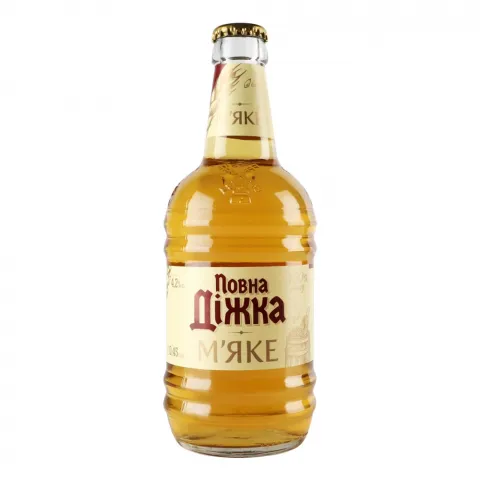Пиво Повна Діжка 0,45 л скл. світле м`яке