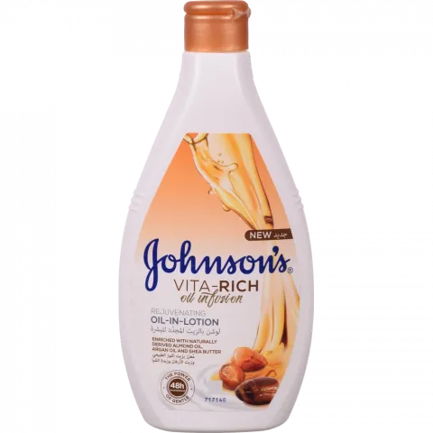 Лосьйон Johnson`s Vita-Rich 400 мл Живильний з оліями Мигдалю та Ши