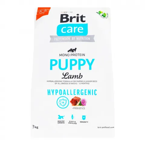 Корм д/собак Brit Care Puppy Lamb and Rice 3 кг д/цуценят 132701