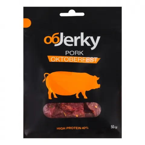 Снеки м`ясні ОбJerky 50 г Свинина Октоберфест в`ял.