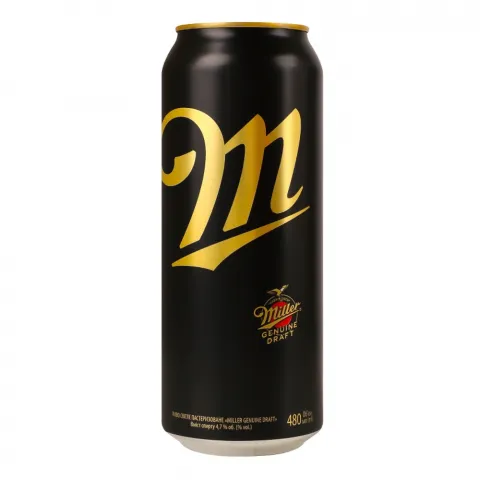 Пиво Міллер 0,48 л з/б Genuine Draft