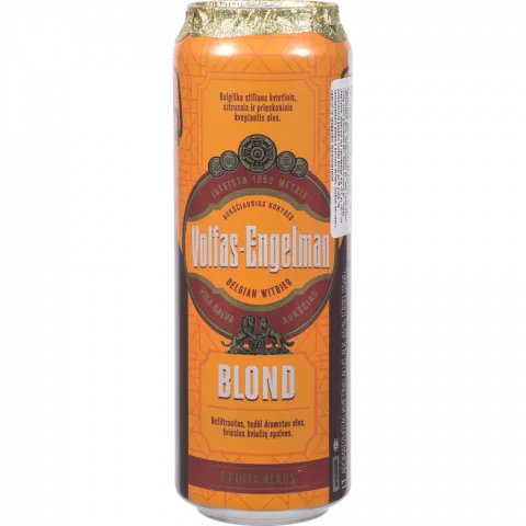 Пиво Volfas Engelman 0,568 л з/б Blond