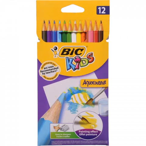 Набір олівців кольор. BIC Evolution Aquacouleur 12 кол.