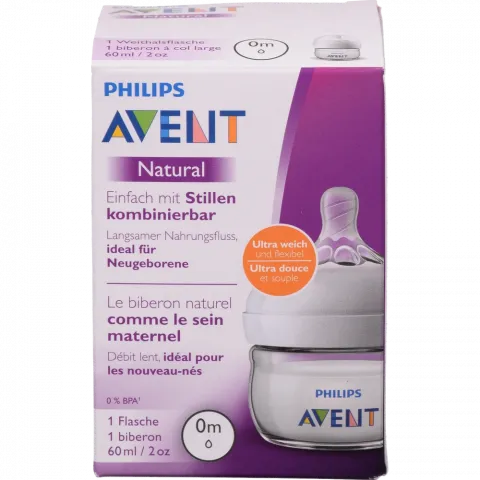 Пляшечка д/годування AVENT Natural 60 мл 1 шт. SCF039_17